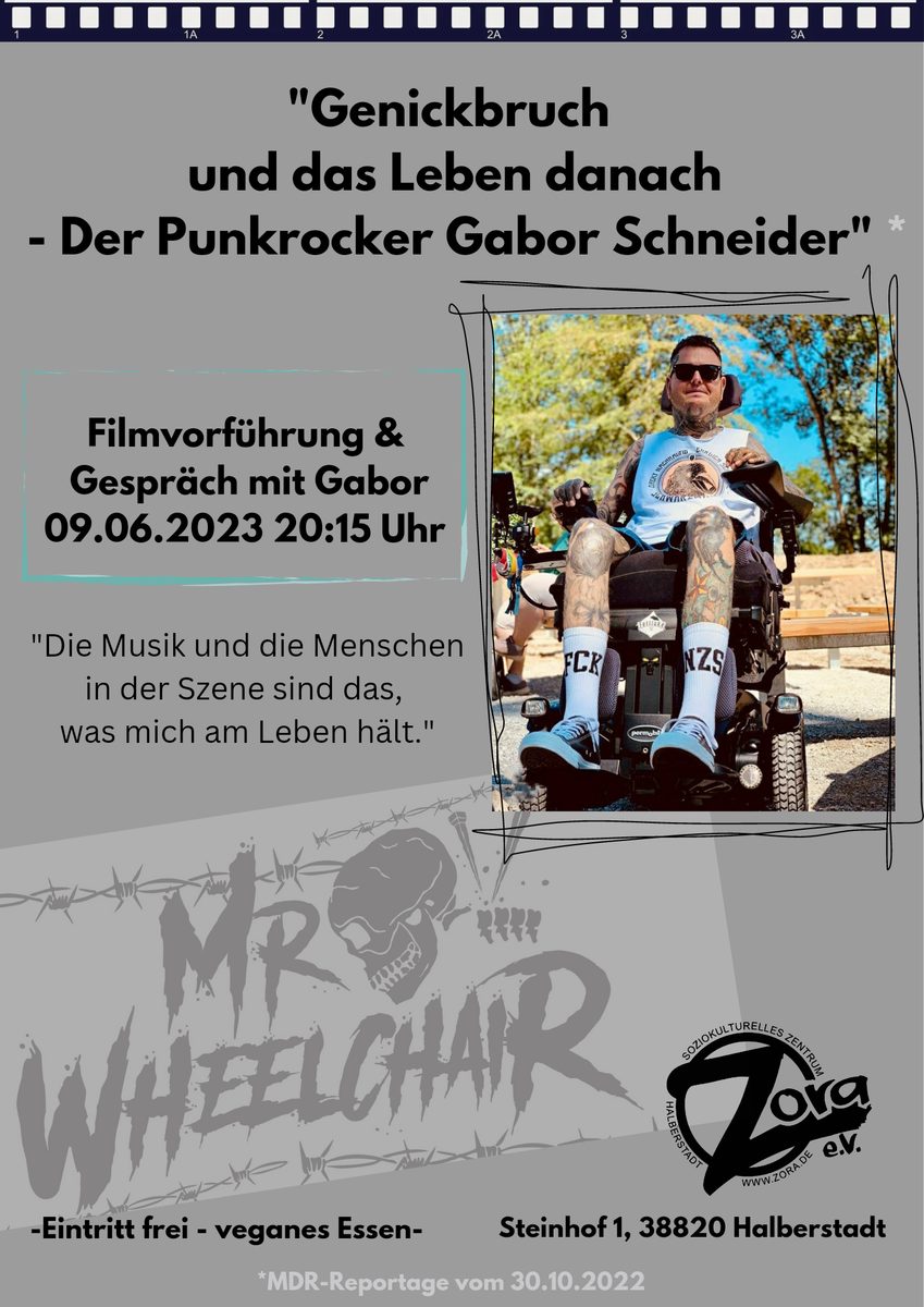 Mr Wheelchair – Filmvorführung und Gespräch mit Gabor
