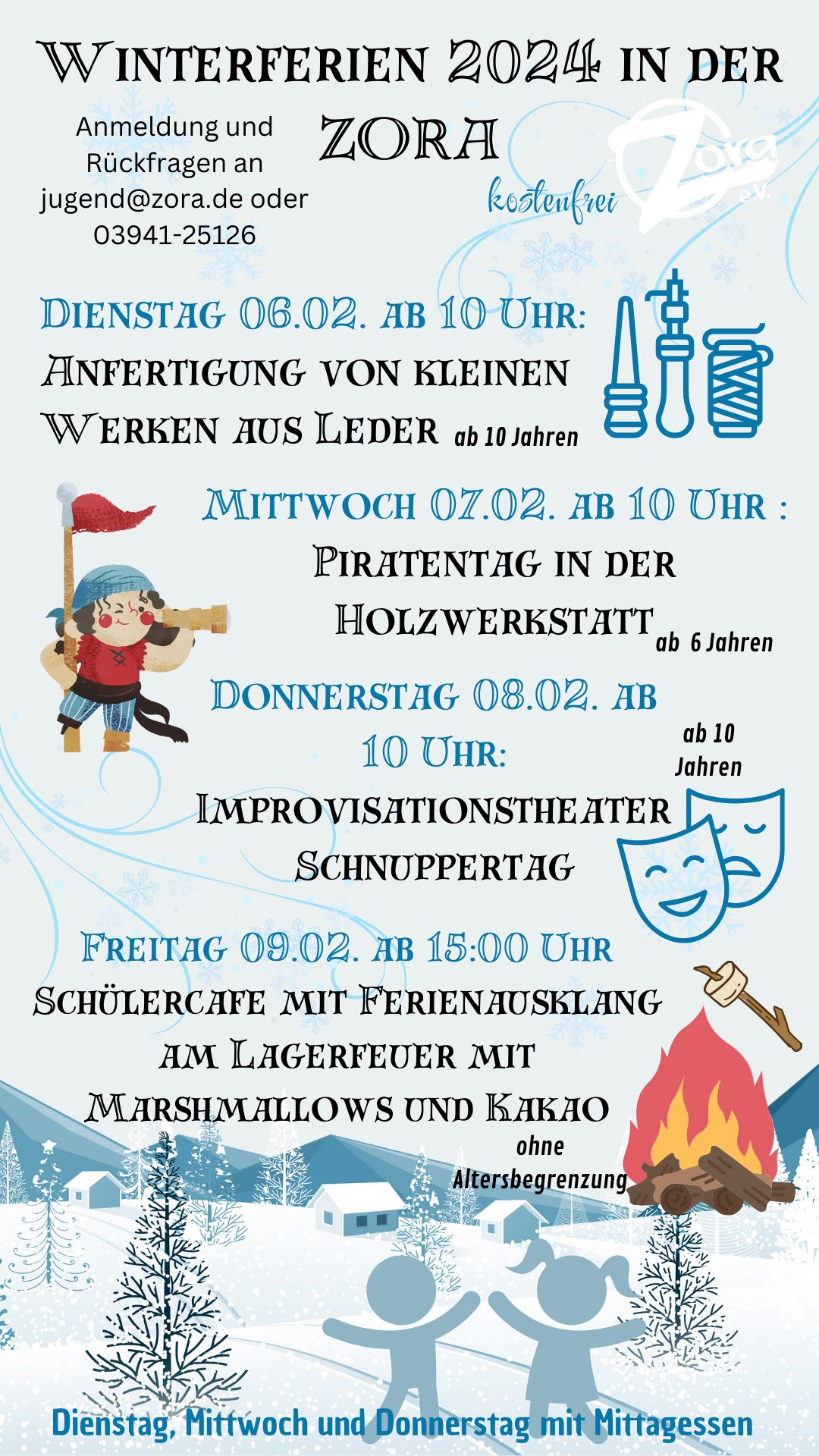 Winterferien in der Zora